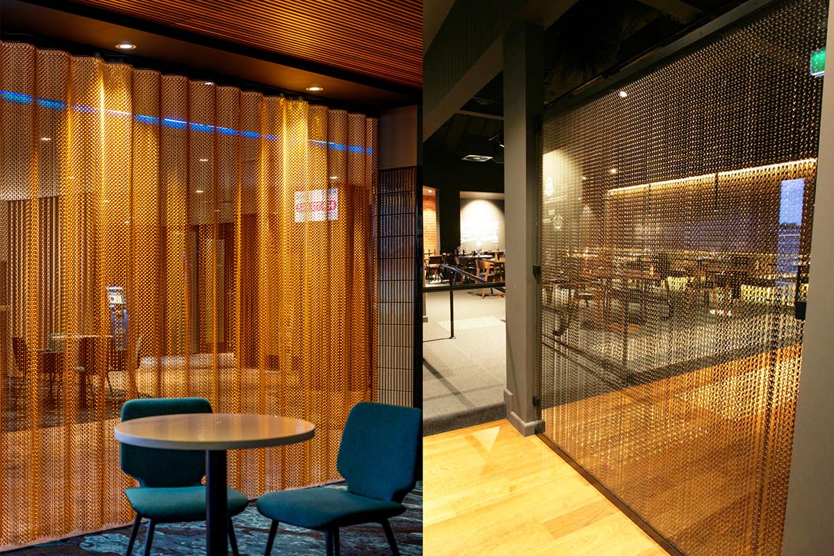 chain room dividers